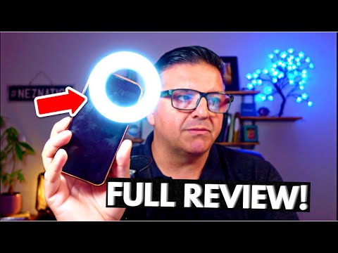 Selfie Ring Light for Phone Rechargeable Cell Phone Ring Light Clip (Review)